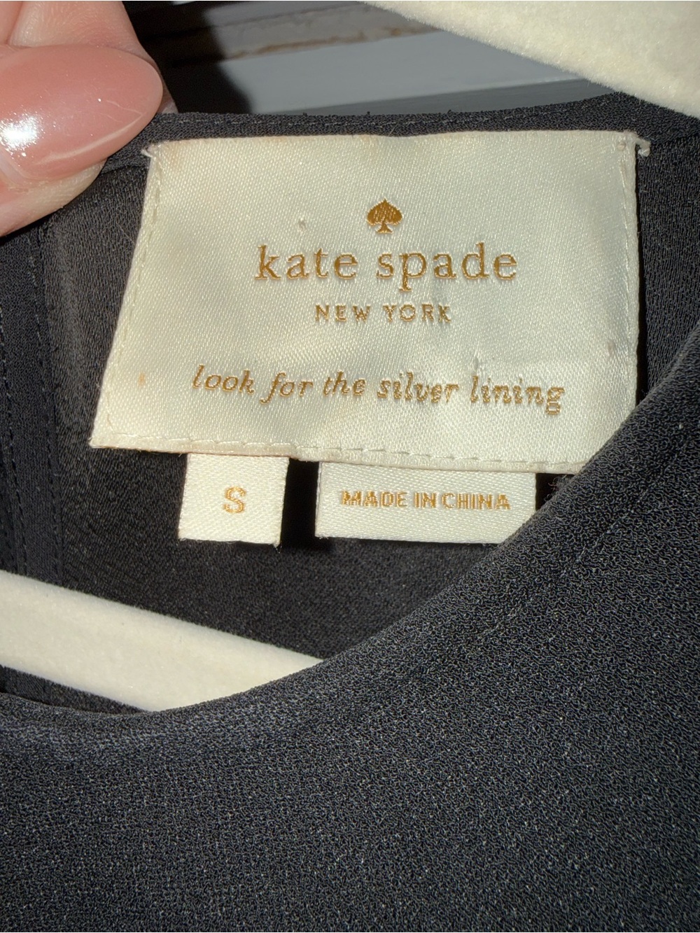 Like New-Kate Spade-Black Ruffle drop sleeve shift Dress - Picture 2 of 5